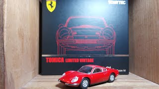 (3月新 March New)Tomytec unboxing | Ferrari Dino 246 GT Type M