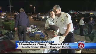 Homless camp in Volusia County cleared out