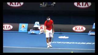 Rafael Nadal Practice Session | Australian Open 2010