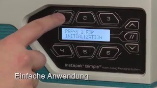 Instapak Simple  - Schaumbeutel-Verpackungssystem (German)