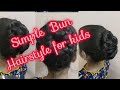 Simple Bun Hairstyle for kids//Party Hairstyle// Hindi vlog//2Bprolific vlogs