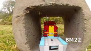 Backyard LEGO Trains GoPro Camera Video