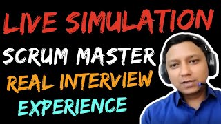[LIVE Simulation ] scrum master interview questions and answers ⭐ agile interview questions⭐