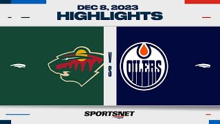 NHL Highlights | Wild vs. Oilers - December 8, 2023
