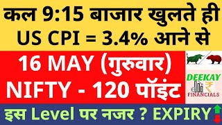 Nifty Analysis & Target For Tomorrow | Banknifty Thursday 16 May Nifty Prediction For Tomorrow