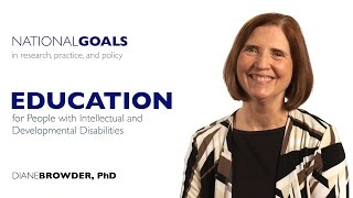 Education for people with intellectual and developmental disabilities