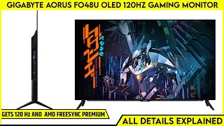 Gigabyte AORUS FO48U OLED 120Hz Gaming Monitor Lauched With HDMI 2.1 | All Spec, Features And More