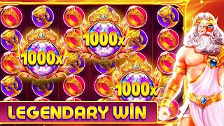 LEGENDARY !!! MAX WIN ON NEW GATES OF OLYMPUS 1000 SUPER MEGA BONUS