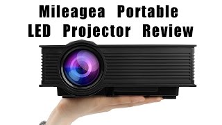 Mileagea LED Projector Mini Portable Projector Review