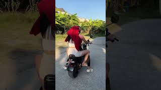 Yanisa neoy ride motorcycles so cute#shorts