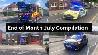 End of month Emergency Service Compilation