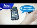 【rugged smartphone】ea520 how to remove u0026 install battery