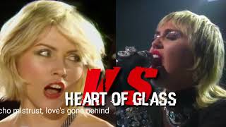 Heart of Glass - Miley Cyrus vs Blondie performance