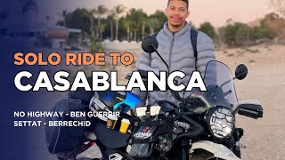 Himalayan 450 - Road to Casablanca - Solo Ride - No highway | Stories and travel - الدارجة