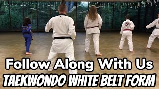 TaeKwonDo White Belt Basic Form One Tutorial (practice loops)