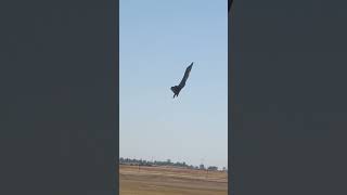 F-22 RAPTOR TAKES OFF IMMEDIATELY GOES VERTICAL LIKE A NASA LAUNCH AT THE CAPITOL AIRSHOW 2022