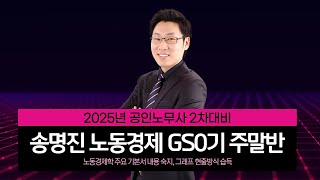 [공인노무사] 송명진 노동경제 GS0기 주말반