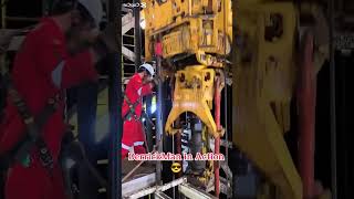 Derrickman job on rig
