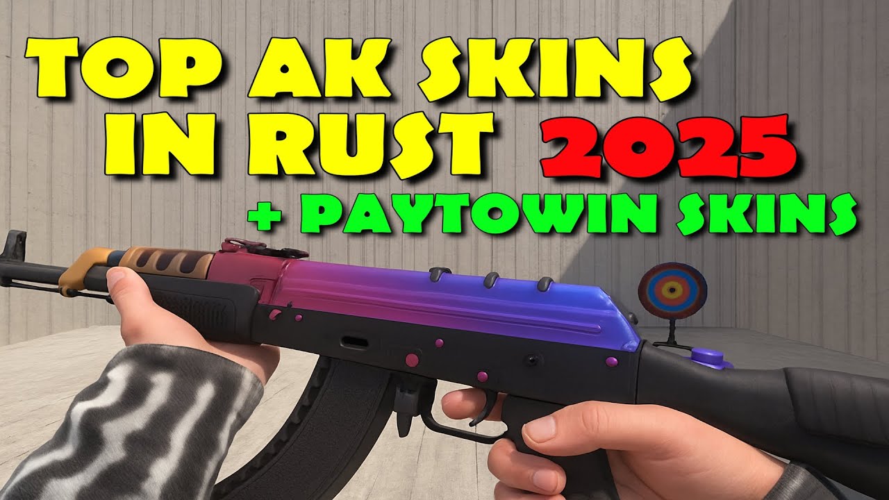 Top Ak Skins In Rust 2025 Updated Bonus Paytowin Skins Youtube