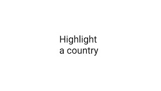 Highlighting countries or region