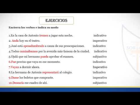 Accidentes Del Verbo Ejercicios - YouTube