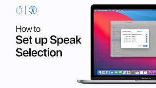 How to set up Speak Selection on Mac | Apple Support