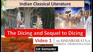 1st Sem Indian Classical Literature  Unit-1 The Dicing and Sequel to Dicing Video 1