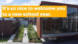 Welcome back to campus, Fall 2020