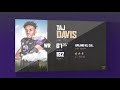 football welcome taj davis