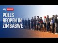 Polls reopen in Zimbabwe for general election