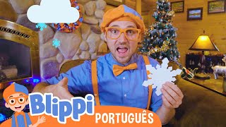 Especial de Natal - Caça ao Tesouro na Neve com Blippi | As Aventuras de Blippi