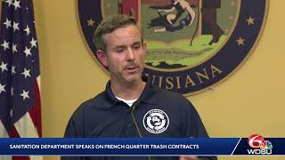 City of New Orleans addresses French Quarter, downtown sanitation contracts