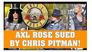 Guns N' Roses News  Axl Rose Sued by Former Member Chris Pitman