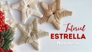 DIY ORNAMENTOS NAVIDAD | ESTRELLA de NAVIDAD | Diy Christmas Star