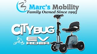 CityBug Scooter S11E - EvRider - Airline Approved - Portable Scooter Review