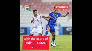 India vs Oman Asian Cup U-23 Football Qualifier match Highlight : India U-23 asia cup #AsiaCup