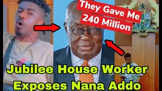 BREAKING: JUBILEE HOUSE WORKER EXP0SES NANA ADDO AND BAWUMIA OVER ALL£GED MONEY FOR WORKERS🔥