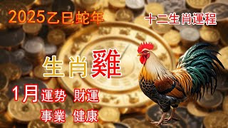 2025年1月屬雞的身上帶一物，財源滾滾，數錢數到手抽筋！