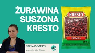 Żurawina suszona Kresto | Opinia eksperta 😎 | Jedz dobrze by Młynarski