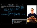 titration equivalence point calculations real chemistry