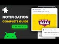 Android Notification API - Create Notification Channel and show Notifications | Android Studio