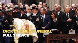 Dick Cheney Funeral Service — Washington National Cathedral | FULL SERVICE