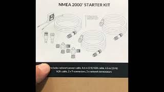 NMEA-2000 Starter Kit Contents.