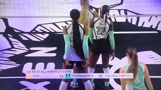 Campbell Flynn Service Ace 2025 Under Armour All-American Game Nebraska Husker Volleyball UA Next