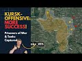 Ukrainian Kursk-Offensive Day 4: Captured Tanks and Prisoners