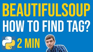 BeautifulSoup Tutorial - How to find tag❓