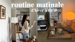 Ma routine matinale à 6h30 ☕️ prendre le temps, ralentir \u0026 profiter des choses simples