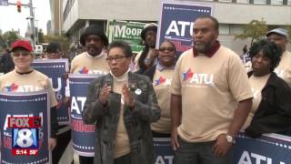 Rep. Fudge joins ATU Local 268 to launch ride to the polls