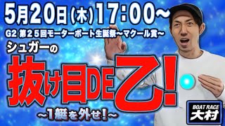 【ボートレース大村】シュガーの抜け目DE乙〜SEASON 2～ GⅡ第25回モーターボート誕生祭～マクール賞～