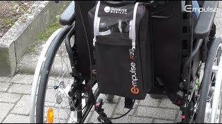 Empulse R20 Unique folding push device for wheelchairs - Kerbs climbing